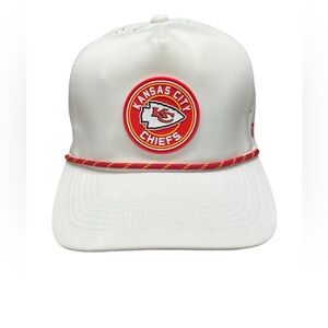 New With Tags ‘47 Brand Kansas City Chiefs White Rope Hat NFL Football